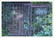 Footpath gate