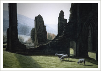 Transept of Llanthony Priory, Wales